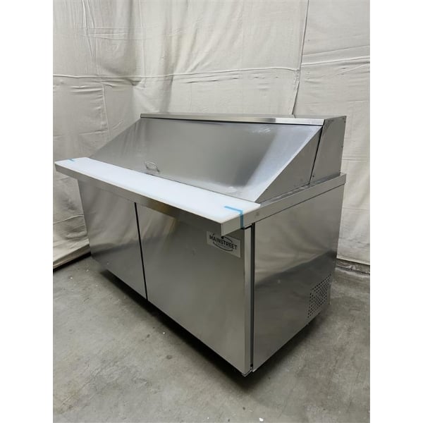 Scratch and Dent MainStreet Equipment 60" Mega Top 2 Door Refrigerated Sandwich Prep Table