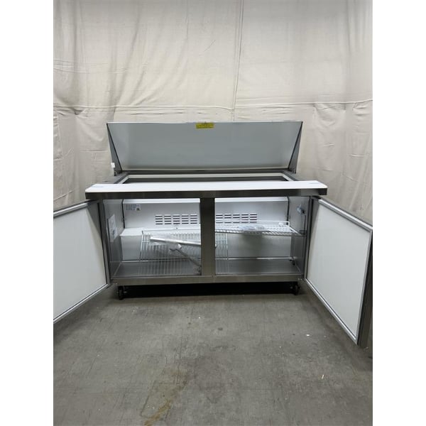 Scratch and Dent MainStreet Equipment 60" Mega Top 2 Door Refrigerated Sandwich Prep Table
