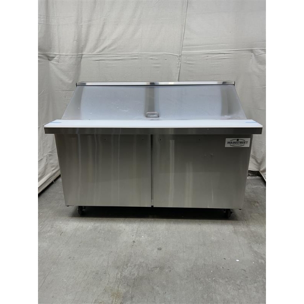 Scratch and Dent MainStreet Equipment 60" Mega Top 2 Door Refrigerated Sandwich Prep Table