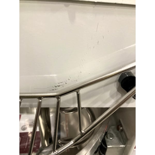Scratch and Dent Estella SM80 80 Qt. / 116 lb. Two-Speed Spiral Dough Mixer - 220V, 3 Phase, 4 1/4 hp