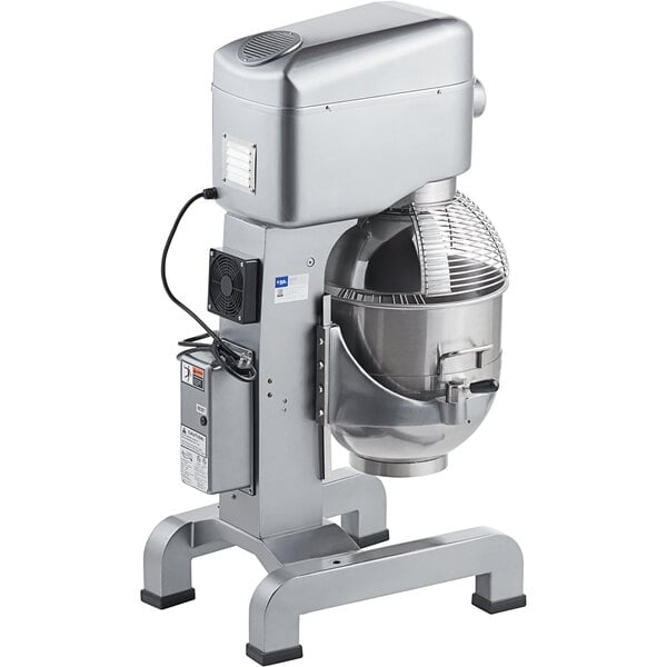 Scratch and Dent Avantco MX40H 40 Qt. Planetary Floor Mixer with Guard & Standard Accessories - 240V, 2 hp