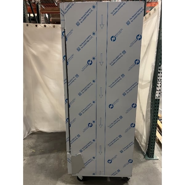 Scratch and Dent Beverage-Air RB49HC-1S 52" Vista Series Two Section Solid Door Reach-In Refrigerator - 46.15 Cu. Ft.