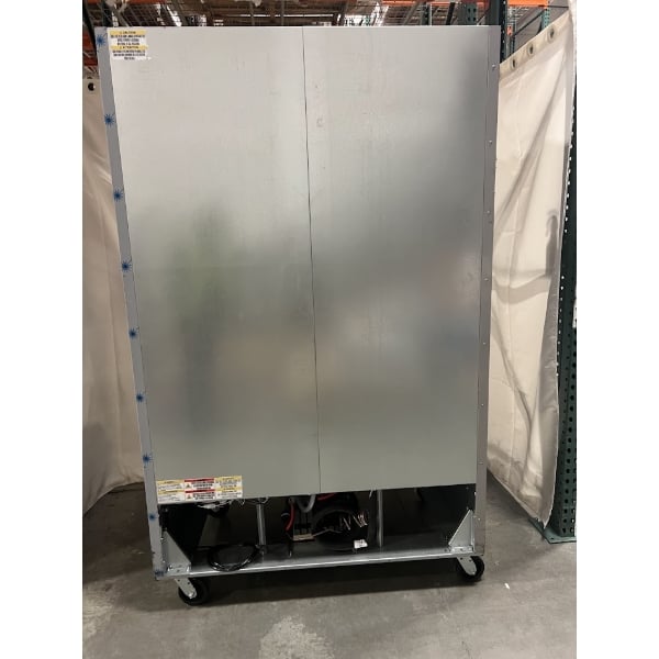 Scratch and Dent Beverage-Air RB49HC-1S 52" Vista Series Two Section Solid Door Reach-In Refrigerator - 46.15 Cu. Ft.