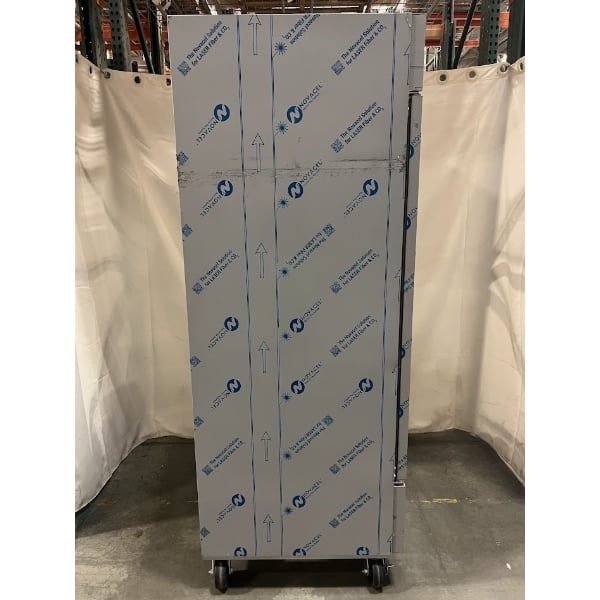 Scratch and Dent Beverage-Air RB49HC-1S 52" Vista Series Two Section Solid Door Reach-In Refrigerator - 46.15 Cu. Ft.