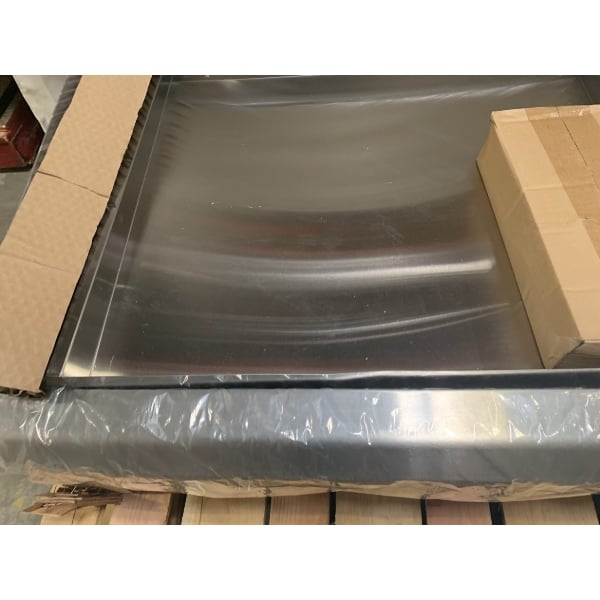 Scratch and Dent Cooking Performance Group GTU-CPG-60-N Ultra Series 60" Chrome Plated Natural Gas 5-Burner Countertop Griddle - 150,000 BTU