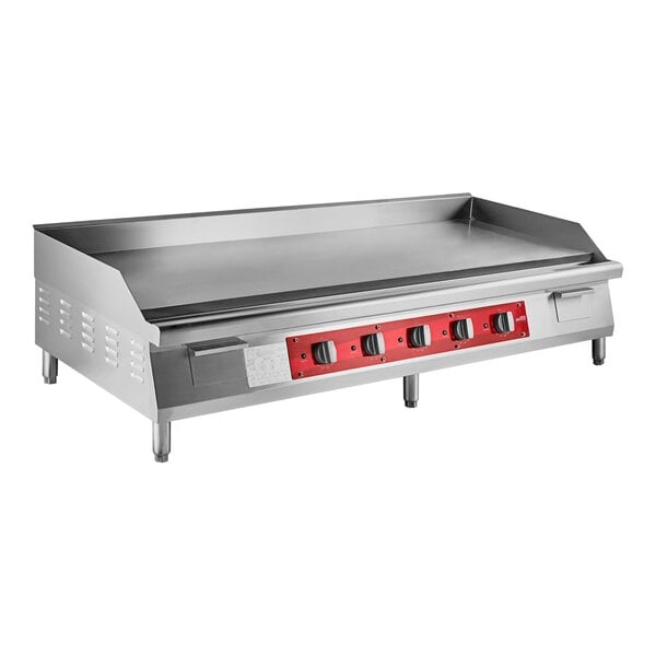 Scratch and Dent Avantco EG60E 60" Electric Countertop Griddle - 240V, 17.5 kW