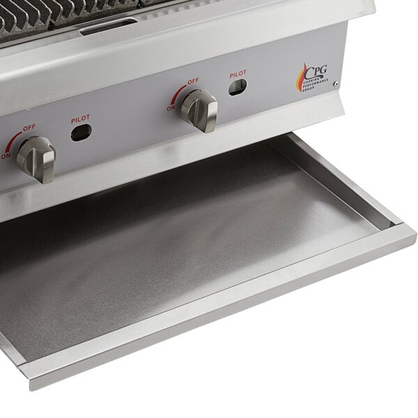 Scratch and Dent Cooking Performance Group CR-CPG-60-NL 60" Gas Radiant Charbroiler - 200,000 BTU