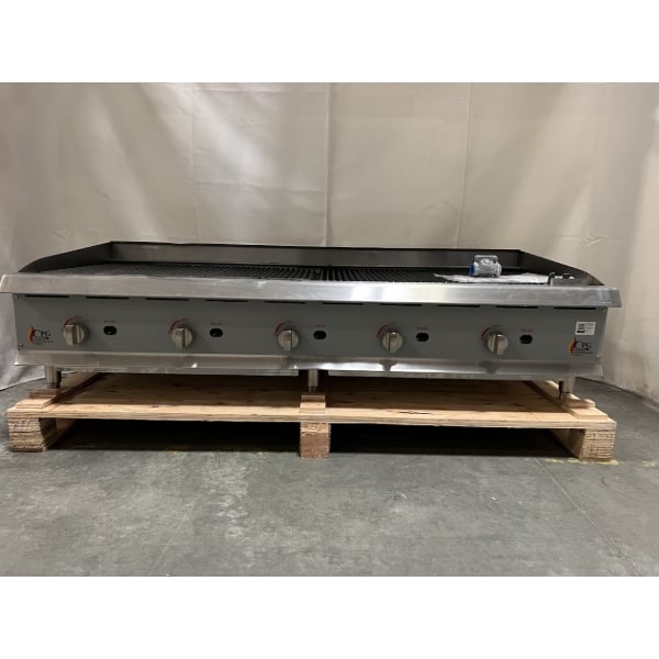 Scratch and Dent Cooking Performance Group CR-CPG-60-NL 60" Gas Radiant Charbroiler - 200,000 BTU