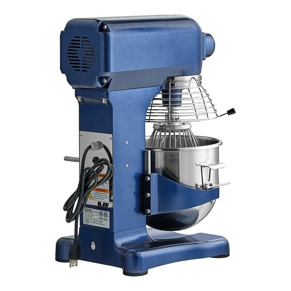 Scratch and Dent Waring Luna WSM10LT 10 Qt. Planetary Stand Mixer with Guard, Timer, and Standard Accessories - 120V, 3/4 hp