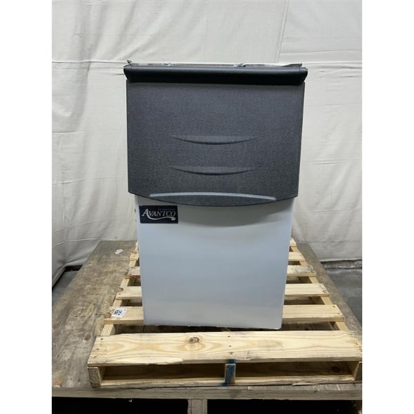 Scratch and Dent Avantco Ice KMC-H-322-A 22" Air-Cooled Modular Half Cube Ice Machine with 275 lb. Storage Bin - 350 lb., 115V
