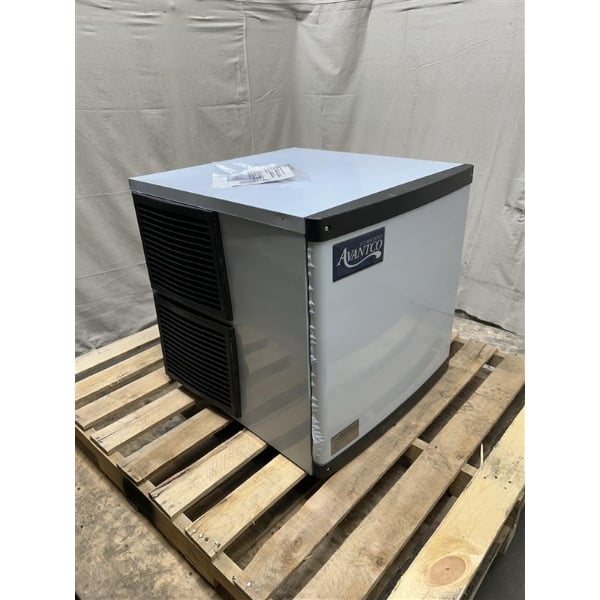 Scratch and Dent Avantco Ice KMC-H-322-A 22" Air-Cooled Modular Half Cube Ice Machine with 275 lb. Storage Bin - 350 lb., 115V