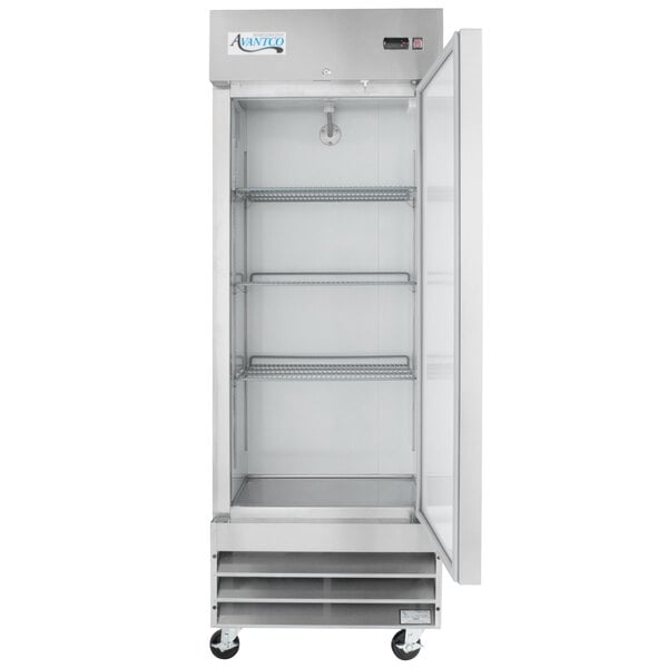 Scratch and Dent Avantco A-19R-HC 29" Solid Door Reach-In Refrigerator