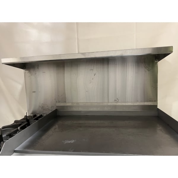Scratch and Dent Garland G48-2G36LL Liquid Propane 2 Burner 48" Range with 36" Griddle and 2 Space Saver Ovens - 170,000 BTU