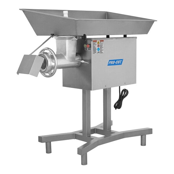 Scratch and Dent ProCut KG-32-XP #32 Electric Meat Grinder with Stand - 220V, 3 Phase, 5 hp