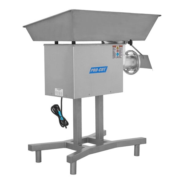 Scratch and Dent ProCut KG-32-XP #32 Electric Meat Grinder with Stand - 220V, 3 Phase, 5 hp