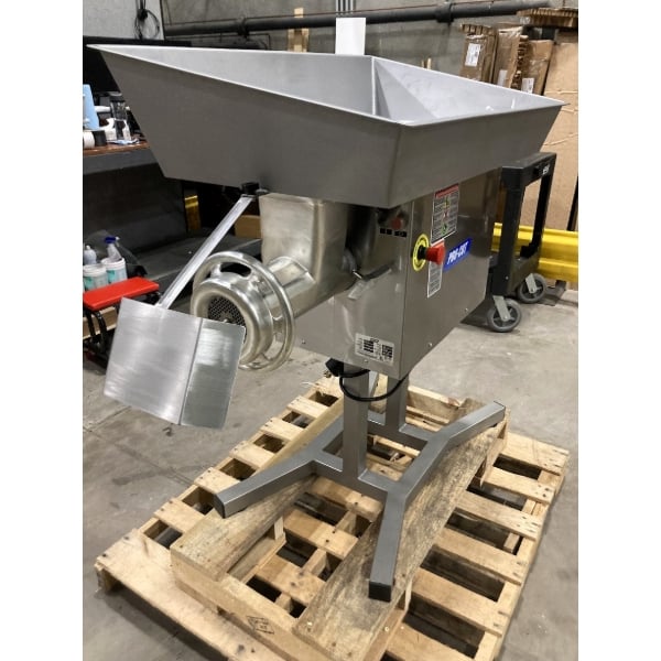 Scratch and Dent ProCut KG-32-XP #32 Electric Meat Grinder with Stand - 220V, 3 Phase, 5 hp
