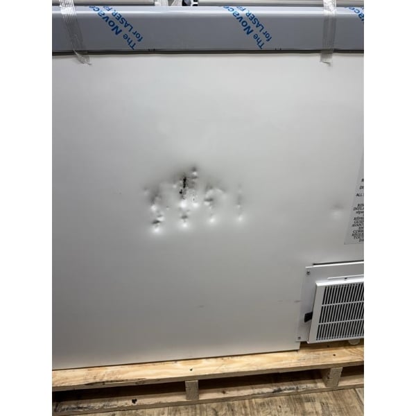 Scratch and Dent Master-Bilt DD-66 69" Straight Glass Ice Cream Dipping Cabinet