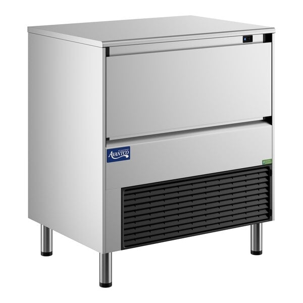 Scratch and Dent Avantco Ice Diamond EUC-H-340-A Air-Cooled Undercounter Half Cube Ice Machine with 99 lb. Storage Bin - 342 lb., 115V