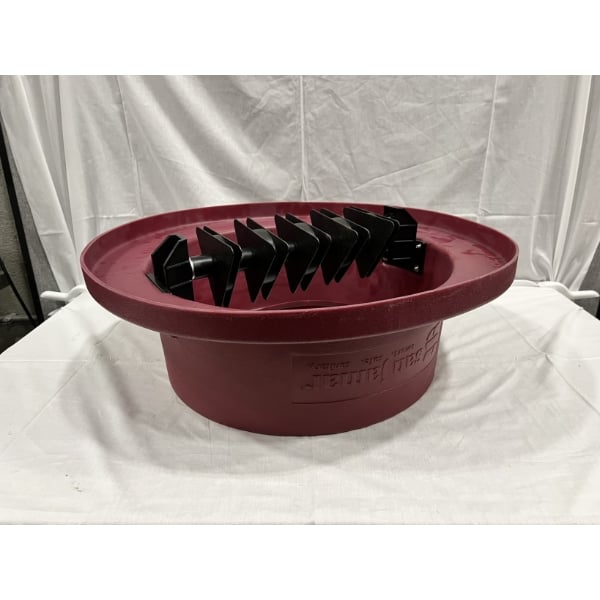 Scratch and Dent San Jamar KA5500 KatchAll Magnetic Flatware Retriever 55 Gallon Trash Can Lid