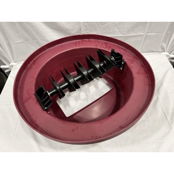 Scratch and Dent San Jamar KA5500 KatchAll Magnetic Flatware Retriever 55 Gallon Trash Can Lid