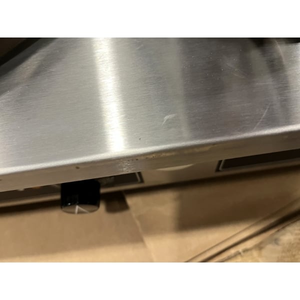 Scratch and Dent Krampouz CECIJ4 15 3/4" Dual Electric Cast Iron Crepe Maker - 240V / 3600W