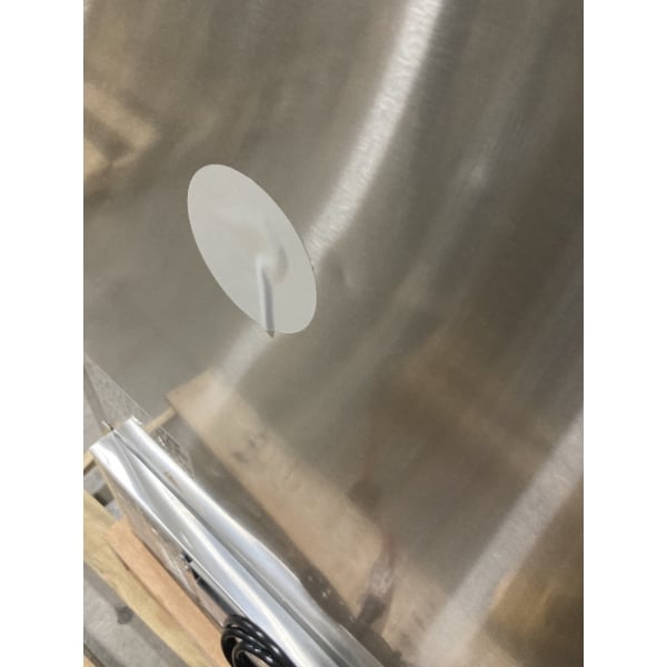 Scratch and Dent Avantco UBB-1-HC-S 23" Stainless Steel Counter Height Solid Door Back Bar Refrigerator
