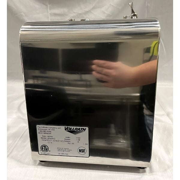 Scratch and Dent Vollrath 40743 #12 Electric Meat Grinder - 110V, 1 hp