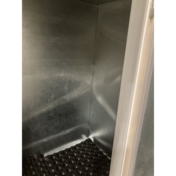Scratch and Dent Leer 65CS-R290 64" Outdoor Cold Wall Ice Merchandiser with Straight Front and Galvanized Steel Door
