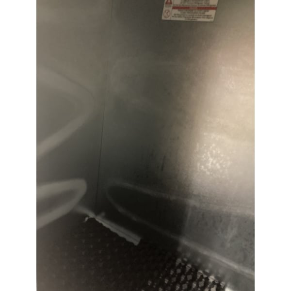 Scratch and Dent Leer 65CS-R290 64" Outdoor Cold Wall Ice Merchandiser with Straight Front and Galvanized Steel Door