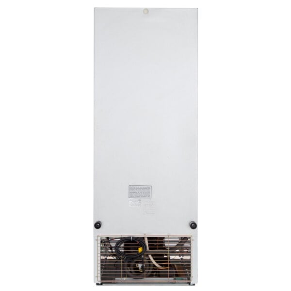 Scratch and Dent Beverage-Air MT23-1W 29 1/2" Marketeer Series White Refrigerated Glass Door Merchandiser with LED Lighting