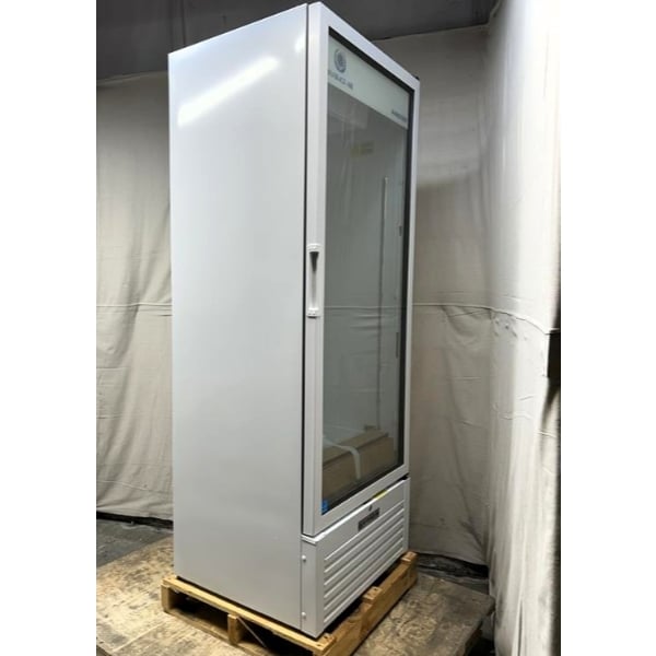 Scratch and Dent Beverage-Air MT23-1W 29 1/2" Marketeer Series White Refrigerated Glass Door Merchandiser with LED Lighting