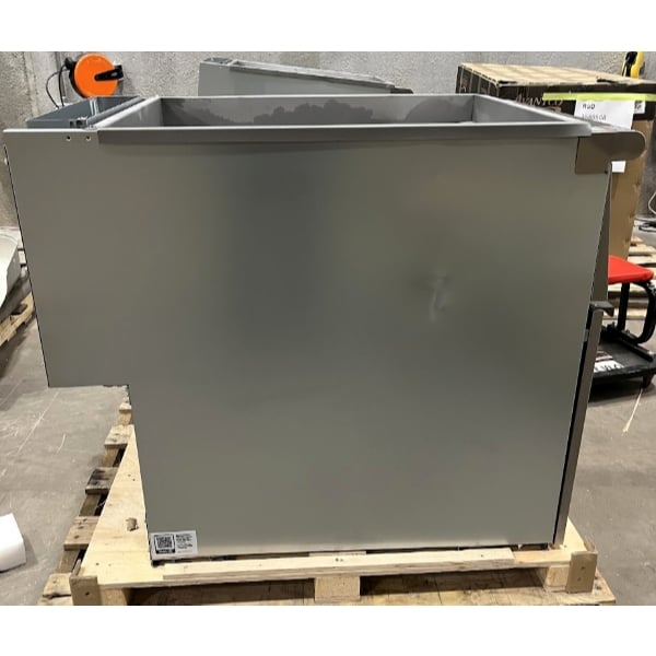 Scratch and Dent Avantco F5-ES-P 65-70 lb. Liquid Propane Stainless Steel Floor Fryer - 100,000 BTU