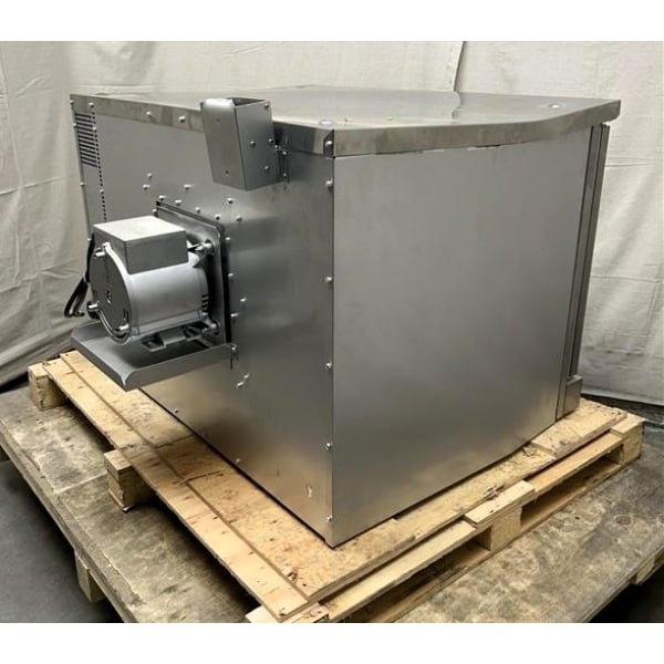 Scratch and Dent MainStreet Equipment EC2-C Double Deck Electric Full Size Convection Oven with Legs - 208V, 3 / 1 Phase, 11 kW
