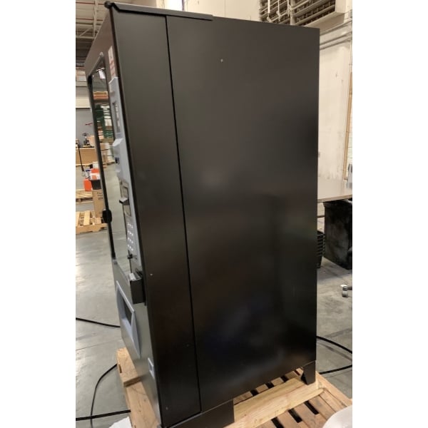 Scratch and Dent AMS LTF 2-1-2 28-Selection Refrigerated Snack and Beverage Vending Machine with Credit Card System, Bill Validator, and Coin Mechanism