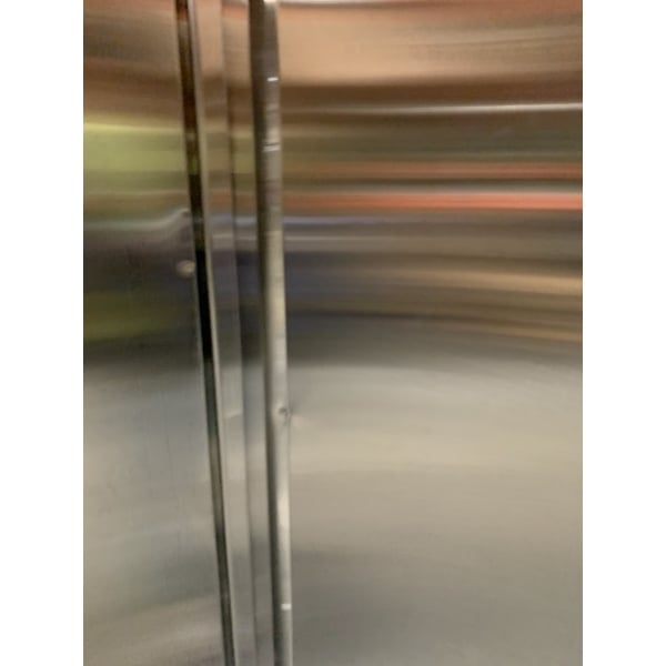 Scratch and Dent Avantco SS-3R-HC 81 5/16" Stainless Steel Solid Door Reach-In Refrigerator