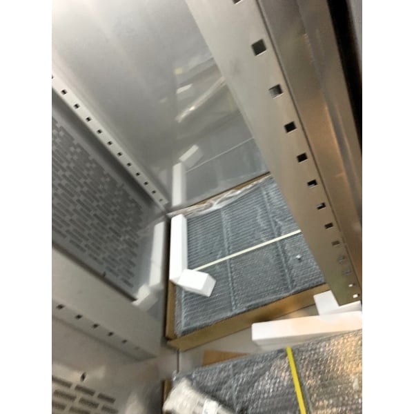 Scratch and Dent Avantco SS-3R-HC 81 5/16" Stainless Steel Solid Door Reach-In Refrigerator