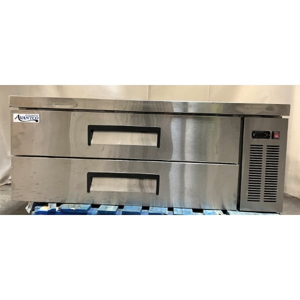 Scratch and Dent Avantco CBE-52-HC 52" 2 Drawer Refrigerated Chef Base