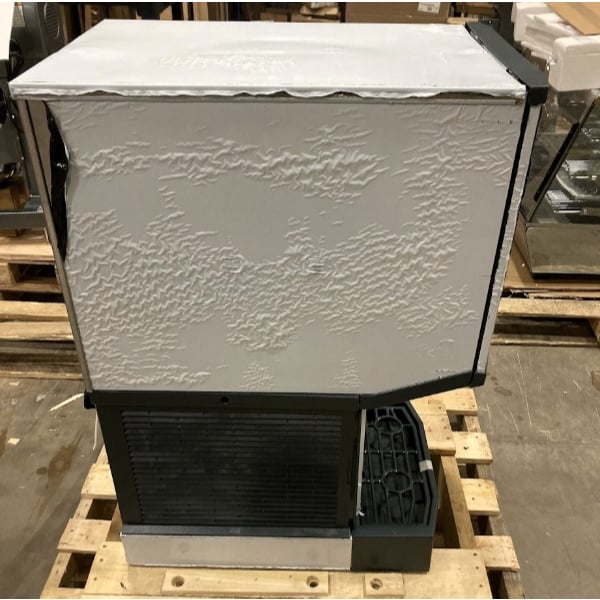 Scratch and Dent Scotsman HID312AX-1A Meridian® Air-Cooled Countertop Nugget Ice Machine and Water Dispenser with Hands-Free Dispensing with 12 lb. Storage Bin - 320 lb., 115V