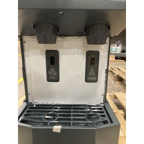 Scratch and Dent Scotsman HID312AX-1A Meridian® Air-Cooled Countertop Nugget Ice Machine and Water Dispenser with Hands-Free Dispensing with 12 lb. Storage Bin - 320 lb., 115V