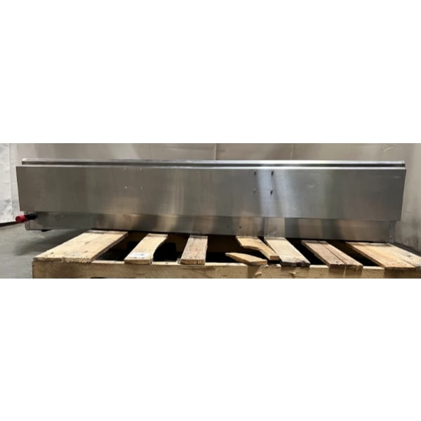 Scratch and Dent Cooking Performance Group GTU-CPG-60-L Ultra Series 60" Chrome Plated Liquid Propane 5-Burner Countertop Griddle - 150,000 BTU