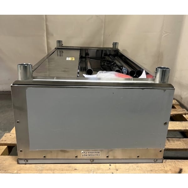 Scratch and Dent ServIt Three Pan Open Well Electric Steam Table with Adjustable Undershelf - 120V, 1500W
