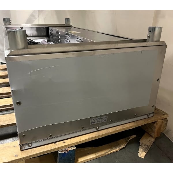 Scratch and Dent ServIt Three Pan Open Well Electric Steam Table with Adjustable Undershelf - 120V, 1500W