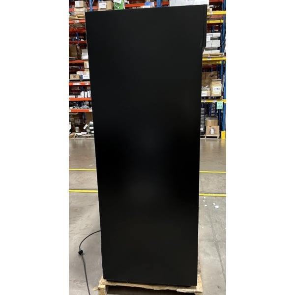 Scratch and Dent True GDM-69-HC-LD 78 1/8" Black Refrigerated Sliding Glass Door Merchandiser with LED Lighting