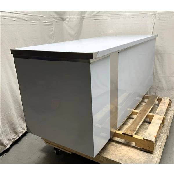 Scratch and Dent Regency 30" x 72" 16 Gauge Type 304 Stainless Steel Enclosed Base Sliding Door Table with Drawers