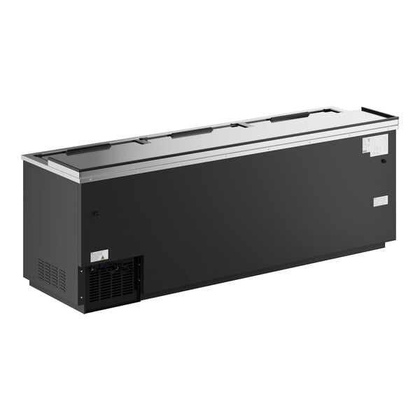Scratch and Dent Avantco HBB-95-HC 95" Black Horizontal Bottle Cooler