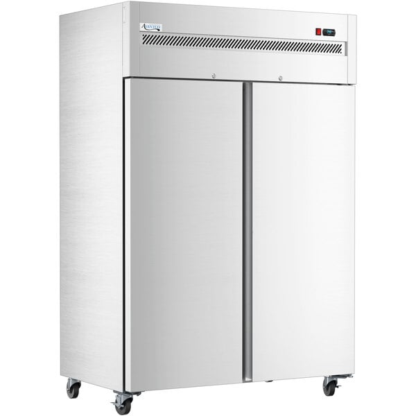Scratch and Dent Avantco Z2-R-HC 54" Solid Door Stainless Steel Reach-In Refrigerator