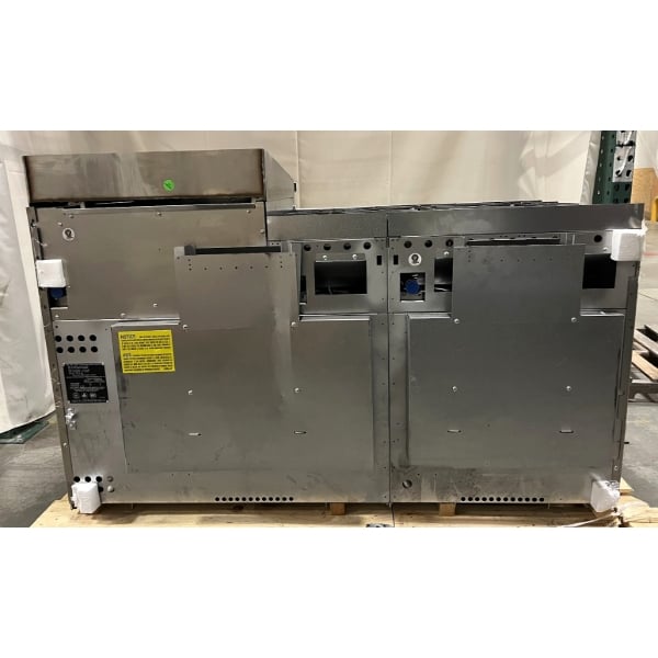 Scratch and Dent Vulcan 60SS-6B24GBN Endurance 6 Burner 60" Natural Gas Range with Griddle/Broiler and 2 Standard Oven Bases - 268,000 BTU
