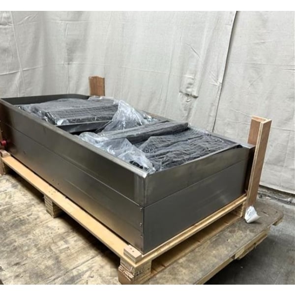 Scratch and Dent Cooking Performance Group CL-CPG-48-NL 48" Gas Countertop Lava Briquette Charbroiler - 120,000 BTU