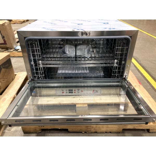 Scratch and Dent Cooking Performance Group COF-D4-M 4-Tray Full-Size Electric Digital Countertop Convection Oven with Moisture Injection - 208-240V, 5,600W
