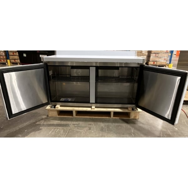 Scratch and Dent Avantco AWT-60F 60" Worktop Freezer with 3 1/2" Backsplash